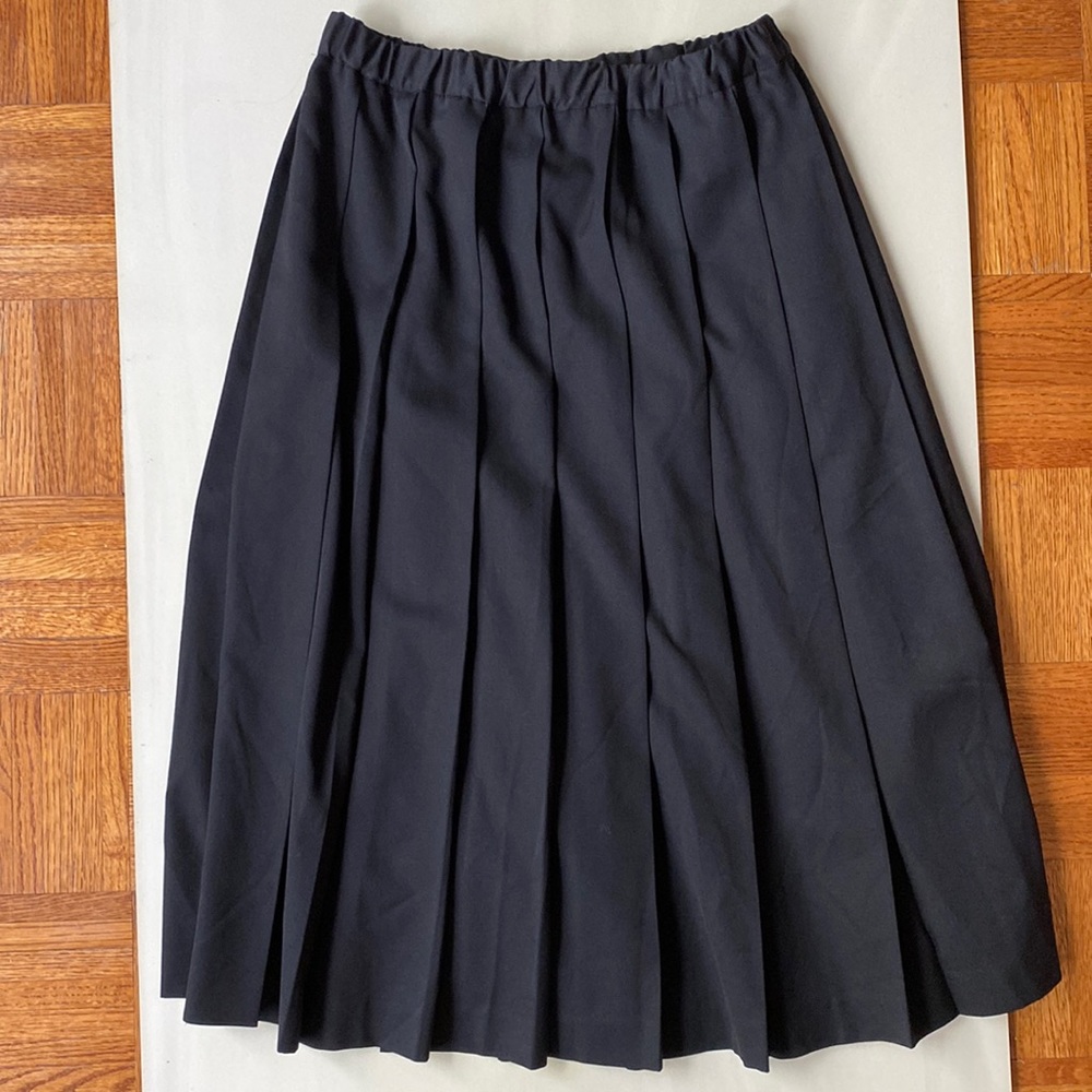 Come Des Garçons Girl pleated wool skirt